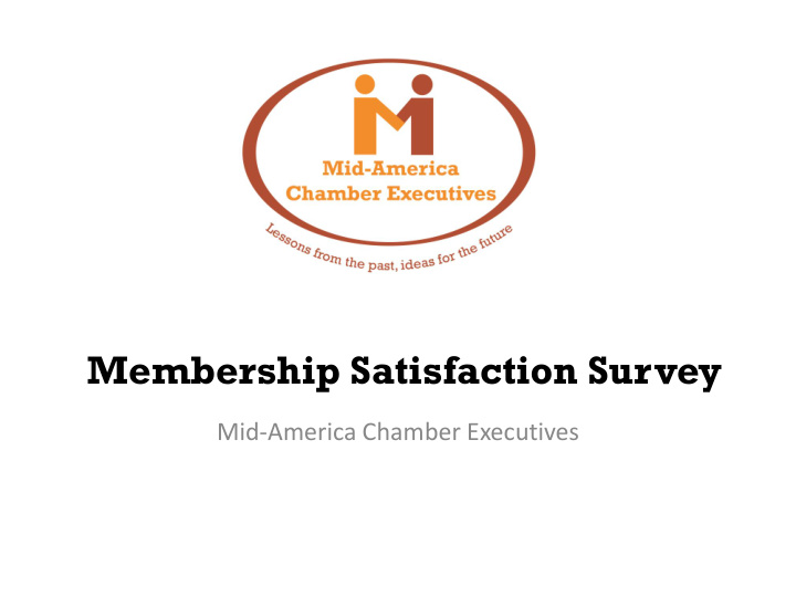 membership satisfaction survey