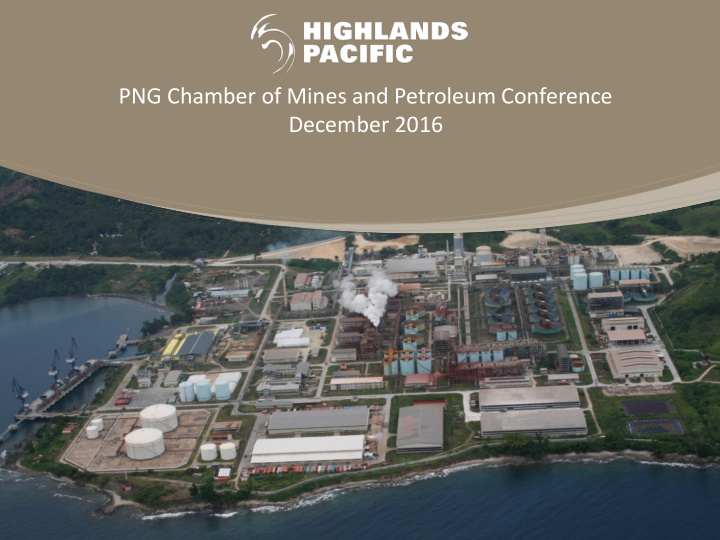 png chamber of mines and petroleum conference december