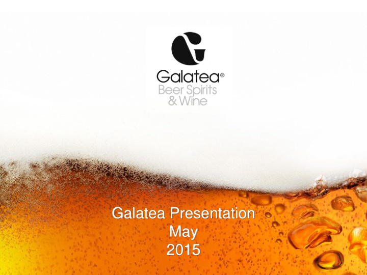 galatea presentation
