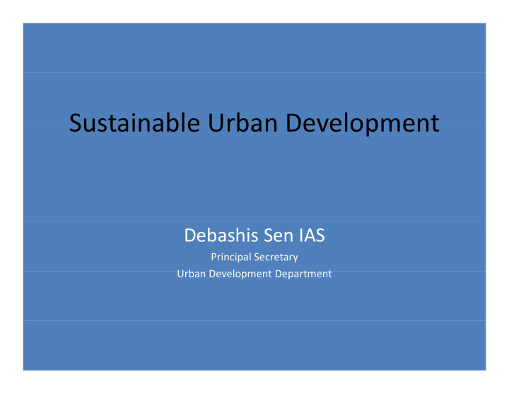 sustainable urban development sustainable urban