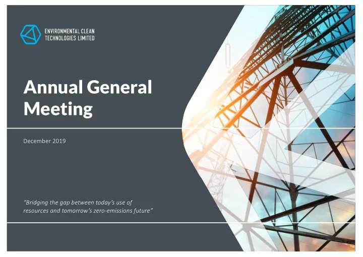 annual general meeting