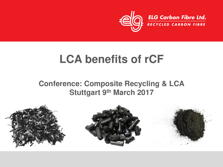 lca benefits of rcf