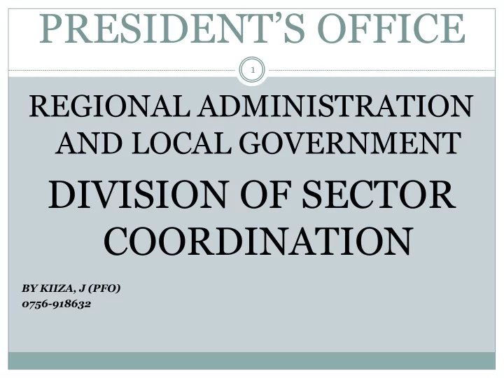 president s office