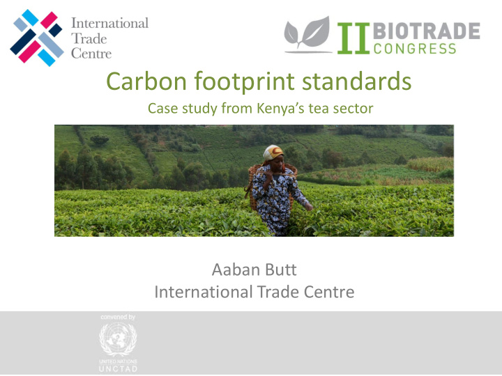 carbon footprint standards