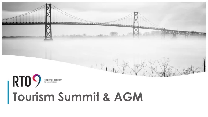 tourism summit agm