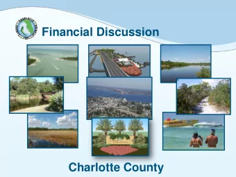 Financial Discussion  Charlotte County  MSBU/MSTU  Discussion  MSBUs  # of  Revenue  Type  Units