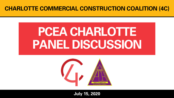 pcea charlotte panel discussion