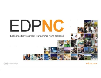 Economic Development Partnership North Carolina  edpnc.com CHALLENGING FACTS | STRUCTURAL PROBLEM