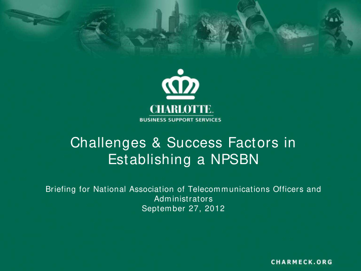 challenges success factors in establishing a npsbn