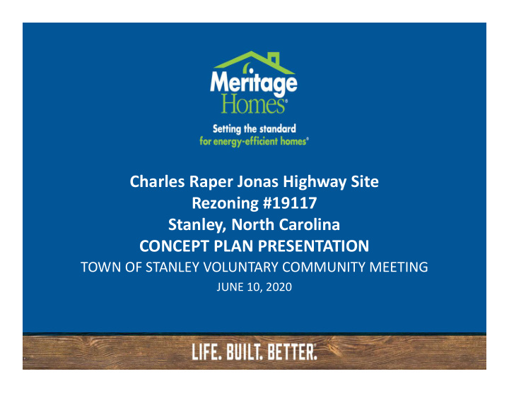 charles raper jonas highway site rezoning 19117 stanley