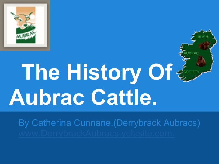 the history of aubrac cattle