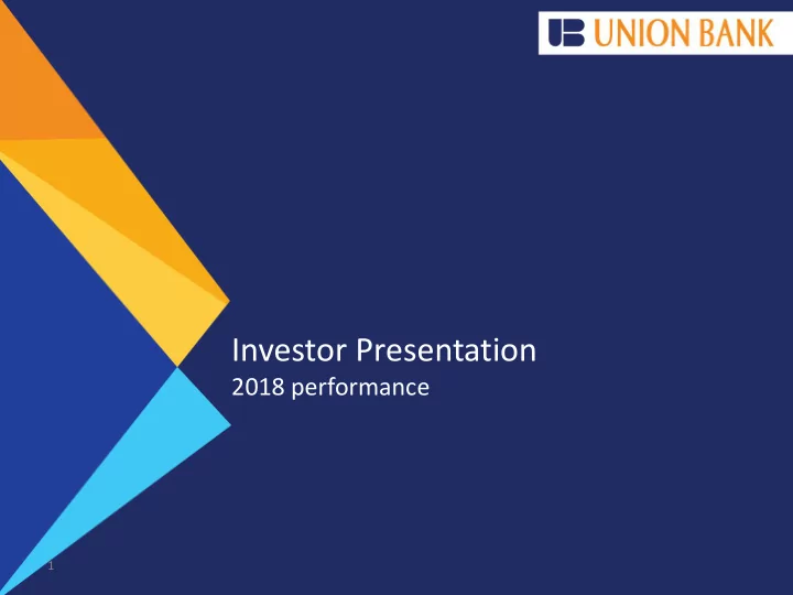 investor presentation