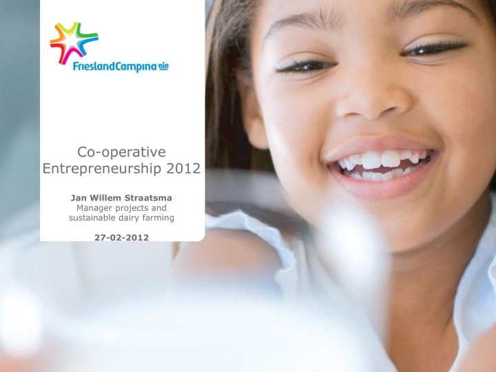 co operative entrepreneurship 2012