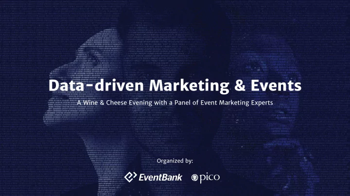 data driven marketing events
