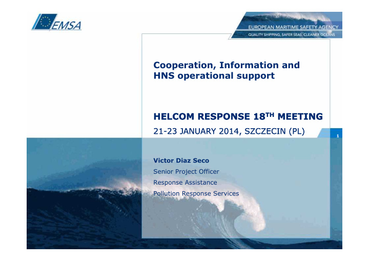 cooperation information and hns operational support