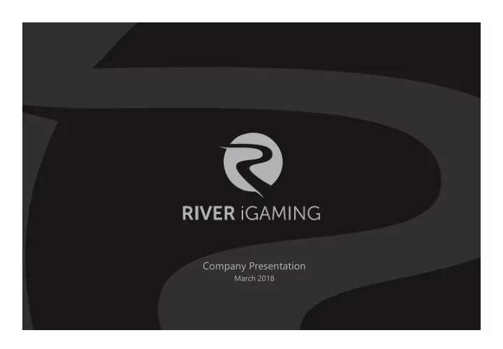 company presentation