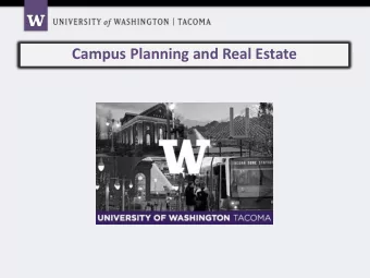 Campus Planning and Real Estate  Finance &amp; Administration support people who transform