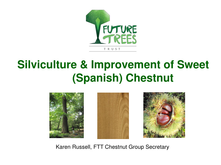 silviculture improvement of sweet
