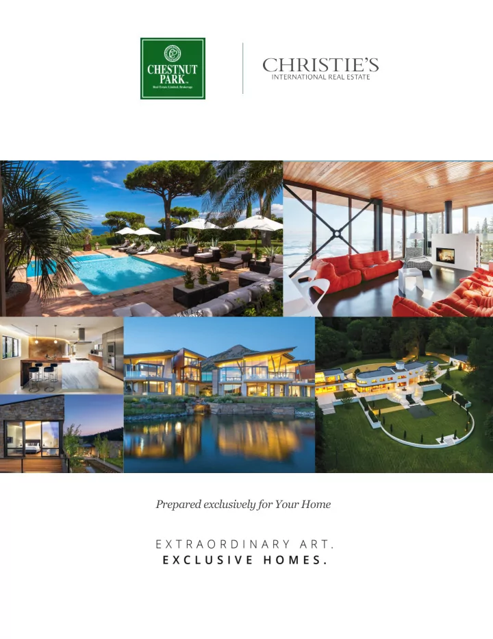 prepared exclusively for your home christie s the world s