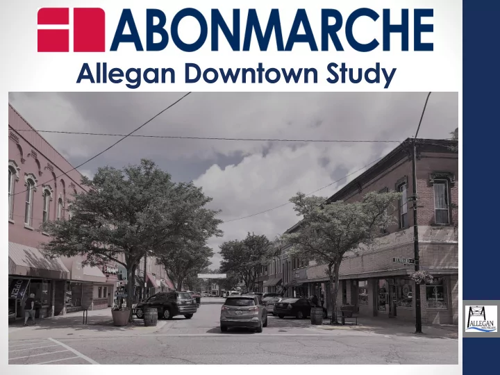 allegan downtown study background