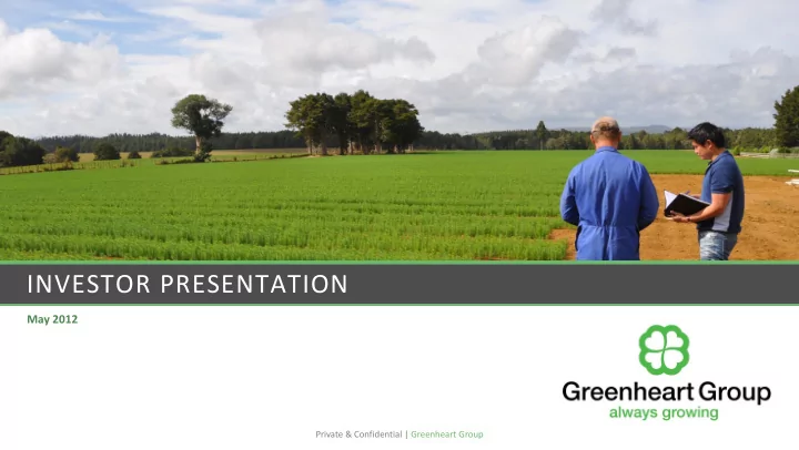 investor presentation