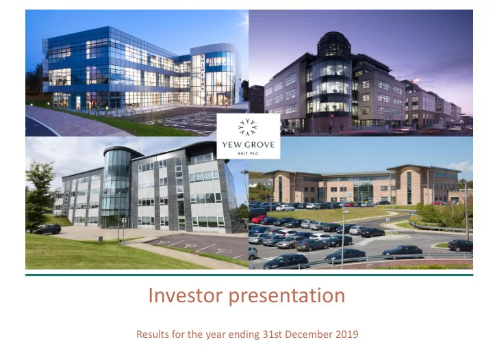 investor presentation