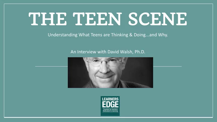 the the te teen en sc scen ene