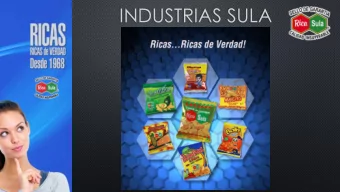 INDUSTRIAS SULA  INDUSTRIAS SULA  INDUSTRIAS SULA  INDUSTRIAS SULA  INDUSTRIAS SULA  FUNDACIN DE