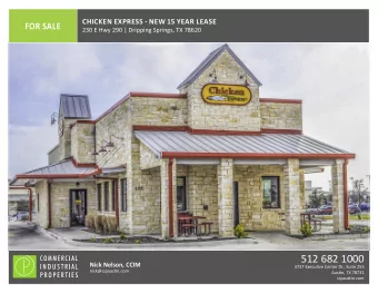 512 682 1000  Nick Nelson, CCIM  3737 Executjve Center Dr., Suite 255  nick@cipaustjn.com  Austjn,