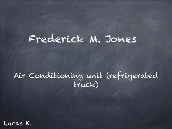frederick m jones