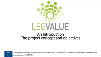 An In  Introduction  The project concept and objectives  Introduction  Rationale  Goals and