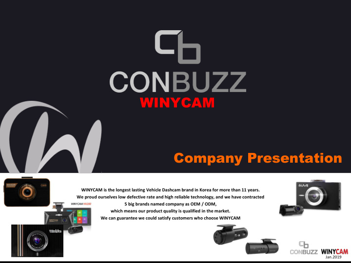 winycam company presentation