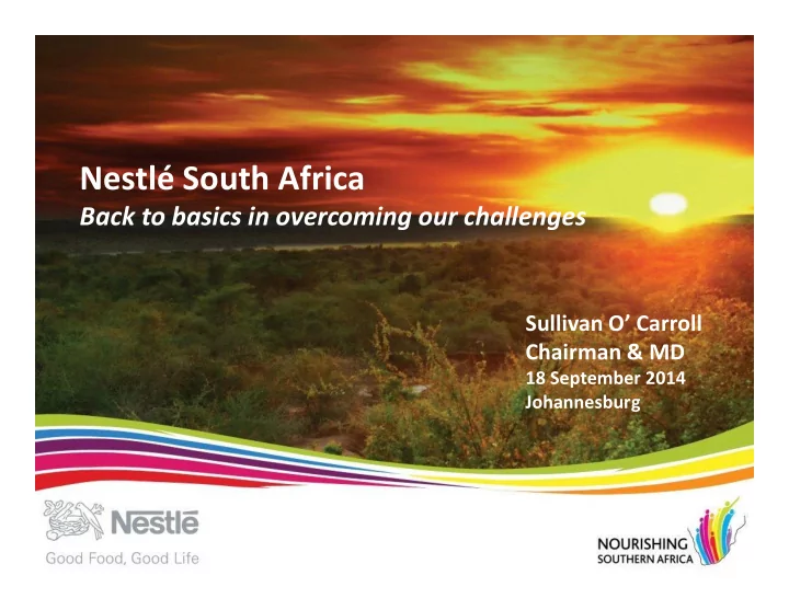 nestl south africa