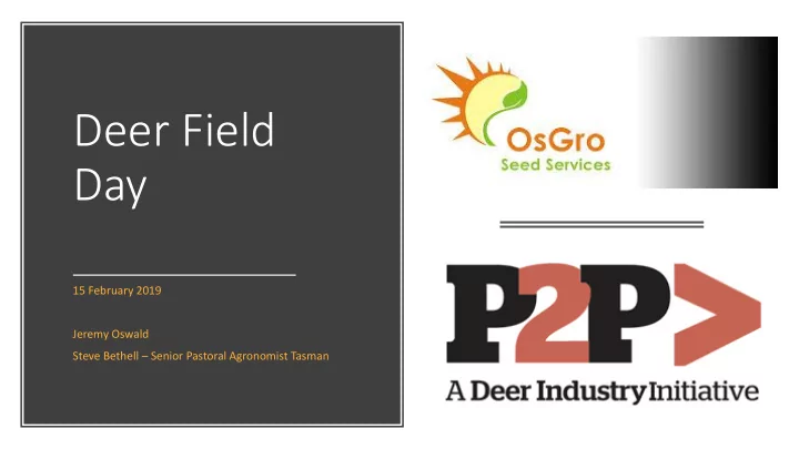 deer field day