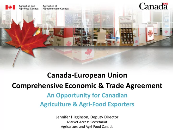 comprehensive economic trade agreement