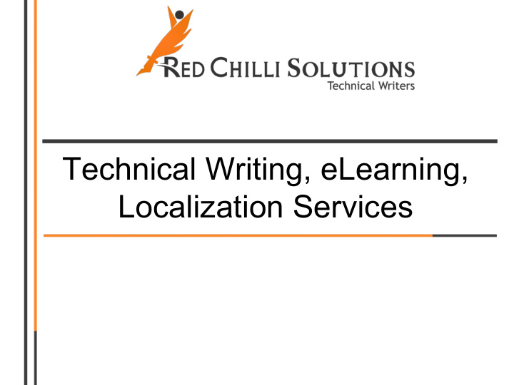technical writing elearning localization services