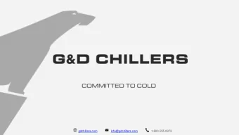 gdchillers.com  info@gdchillers.com  1.800.555.0973  Meeting Overview    Introductions