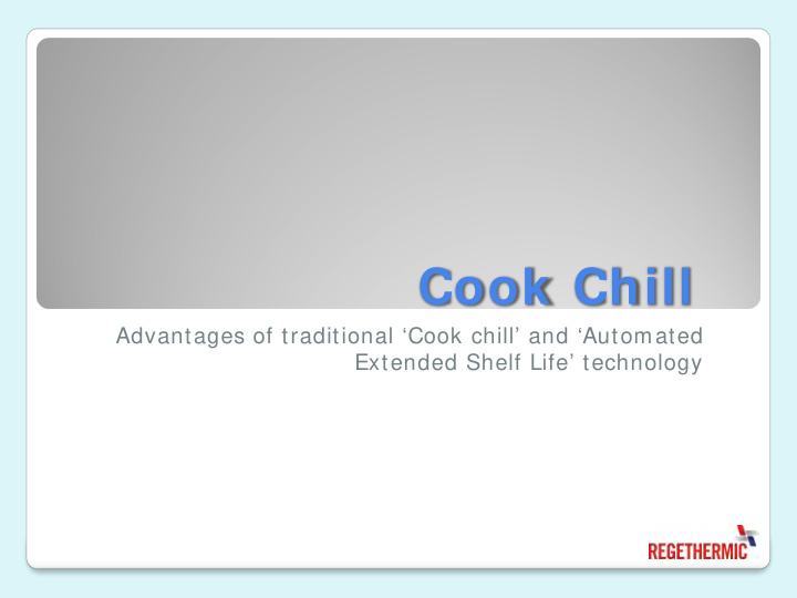 cook chill