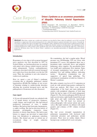 Abstract immo b ili t y t o c om p ression of th e re c urren t laryngeal ner v e b y a dila t ed