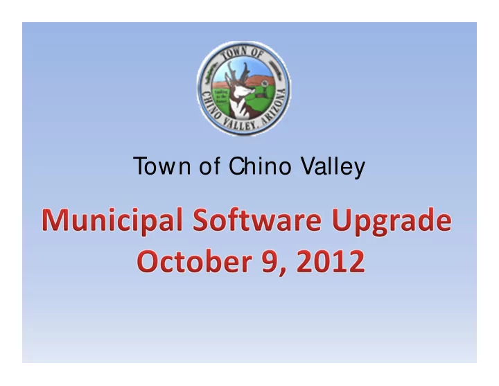 t own of chino valley