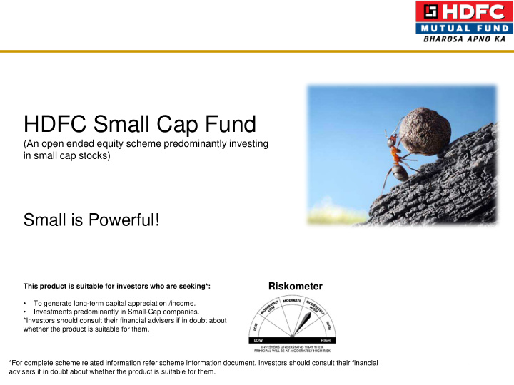 hdfc small cap fund