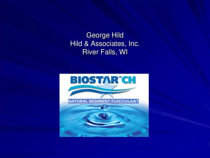 george hild hild associates inc river falls wi permitting
