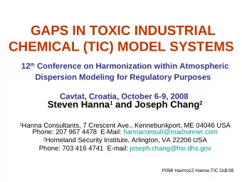 Acknowledgements  U.S. Defense Threat Reduction Agency (DTRA)  project manager  Rick Fry