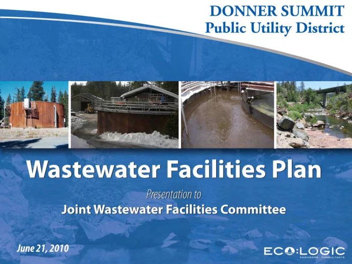 dspud wastewater management dspud wastewater management