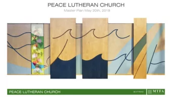 MASTER PLANNING DESIGN PRINCIPLES  CREATE A WELCOMING IMAGE  CONVEY AN INFORMAL REFUGE FOR THE