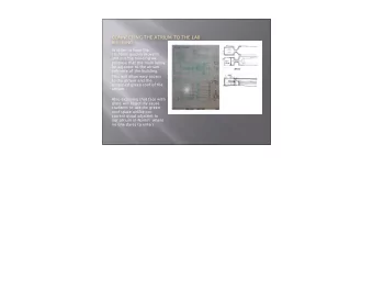 CONNECTING THE ATRIUM TO THE LAB  BUILDING  In order to have the  students quickly move in  and out