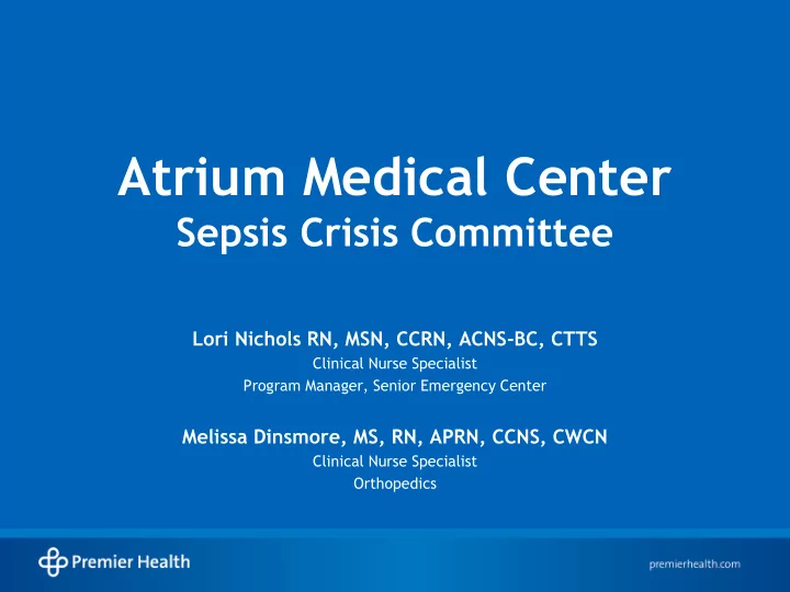 atrium medical center