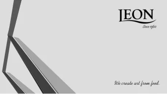 We create art from food.  BERNARD EZRAEELIAN  Owner &amp; CEO  Born in Iran, lived and studied in