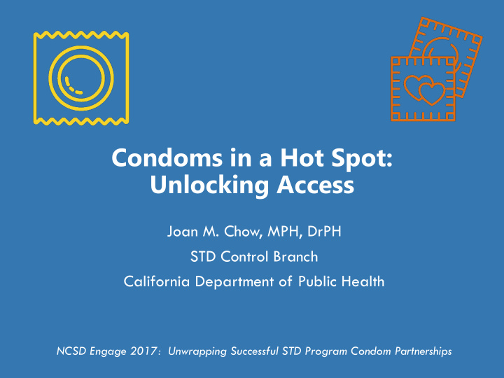 condoms in a hot spot unlocking access