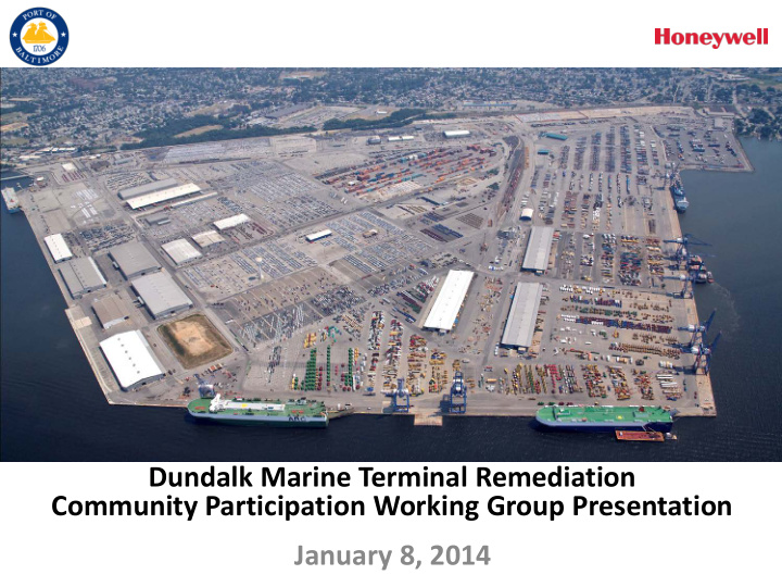 dundalk marine terminal remediation community